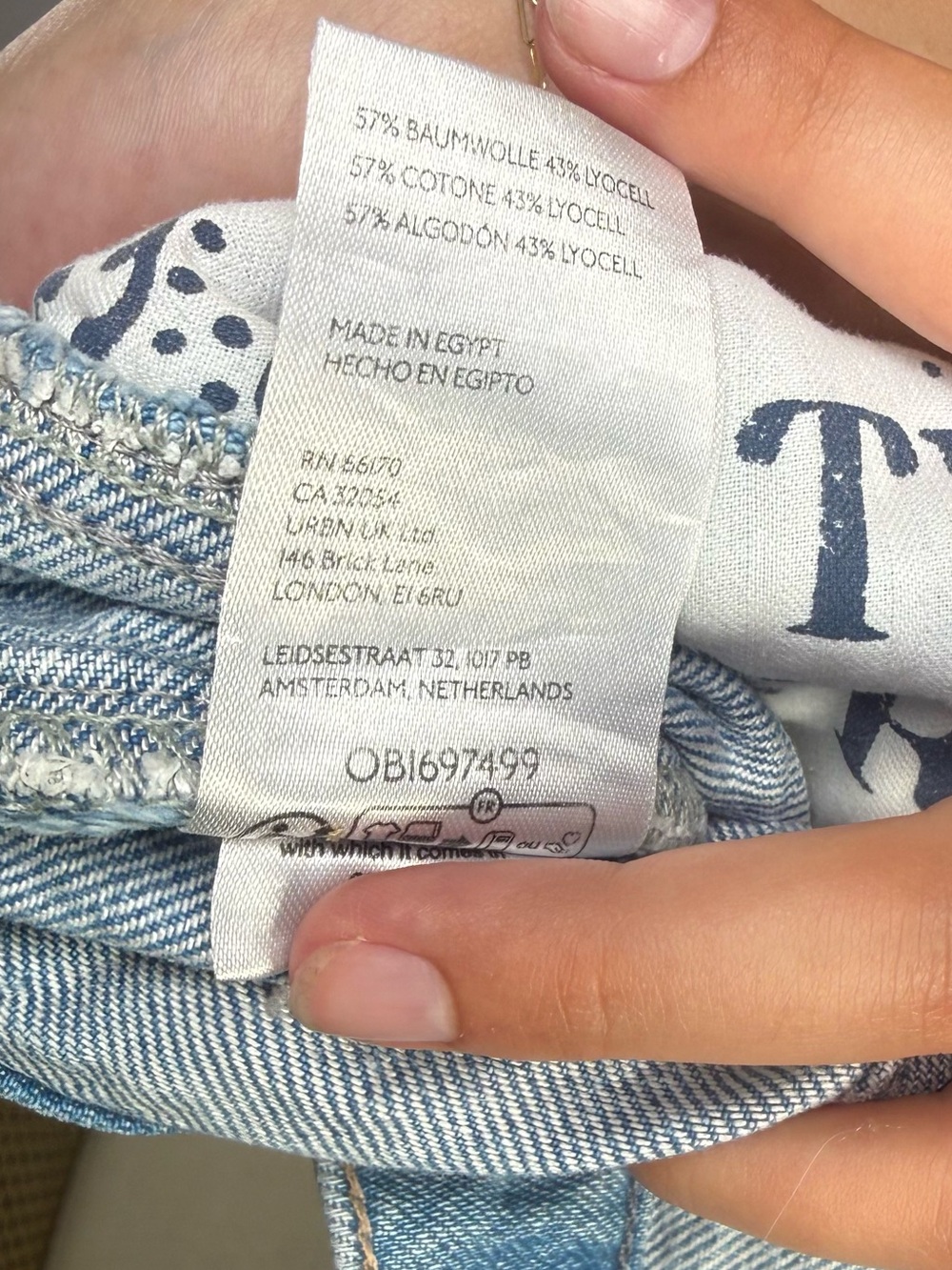 Free People (We The Free) Good Luck Mid Rise Barrel Jeans Size 27 - Picture 9 of 9